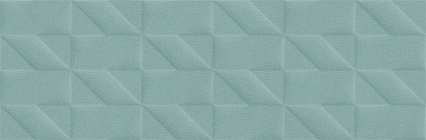 Marazzi Outfit Turquoise Struttura Tetris 3D csempe - 25x76