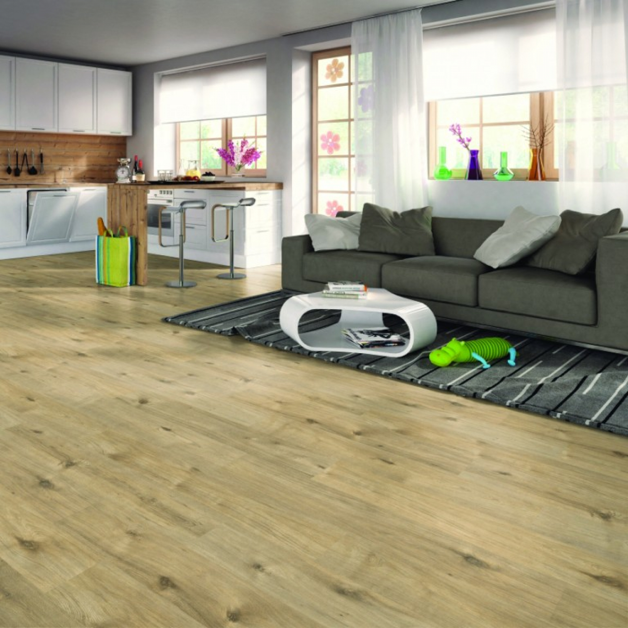 EGGER Achensee Oak Laminált padló 1292 x 193x7 mm (EBL006) 398215