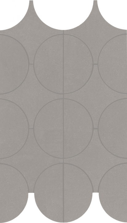 Marazzi Cementum Nickel Mosaico Cerchi - 23,8x41,4 M9Y1