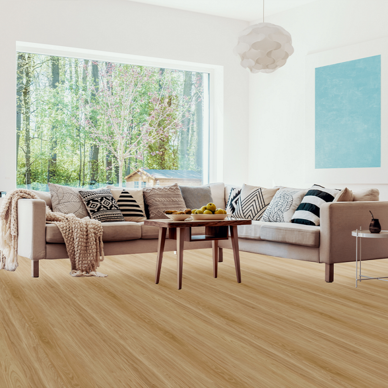LUNART Nirvana Wood SPC/vinyl vízálló padló, Flow