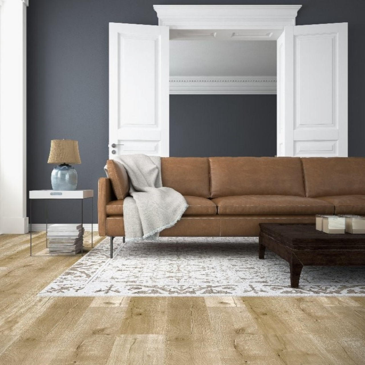 ProfiTrend  Rusztikus tölgy vízálló laminált padló 1220x228x4,5mm SPC-4002-4,5