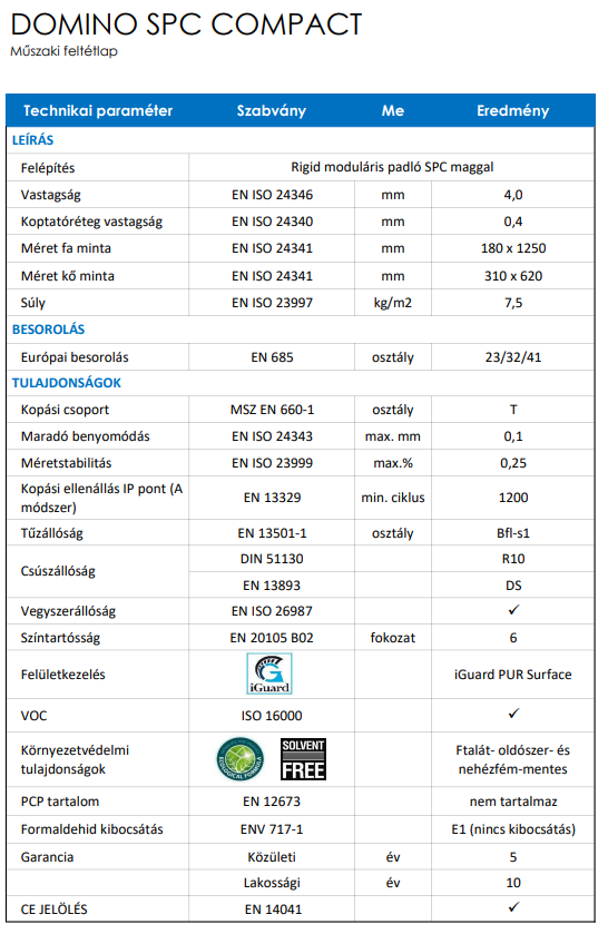 Graboplast Domino SPC Acoustic Royce 610X305X2,3mm  31001716