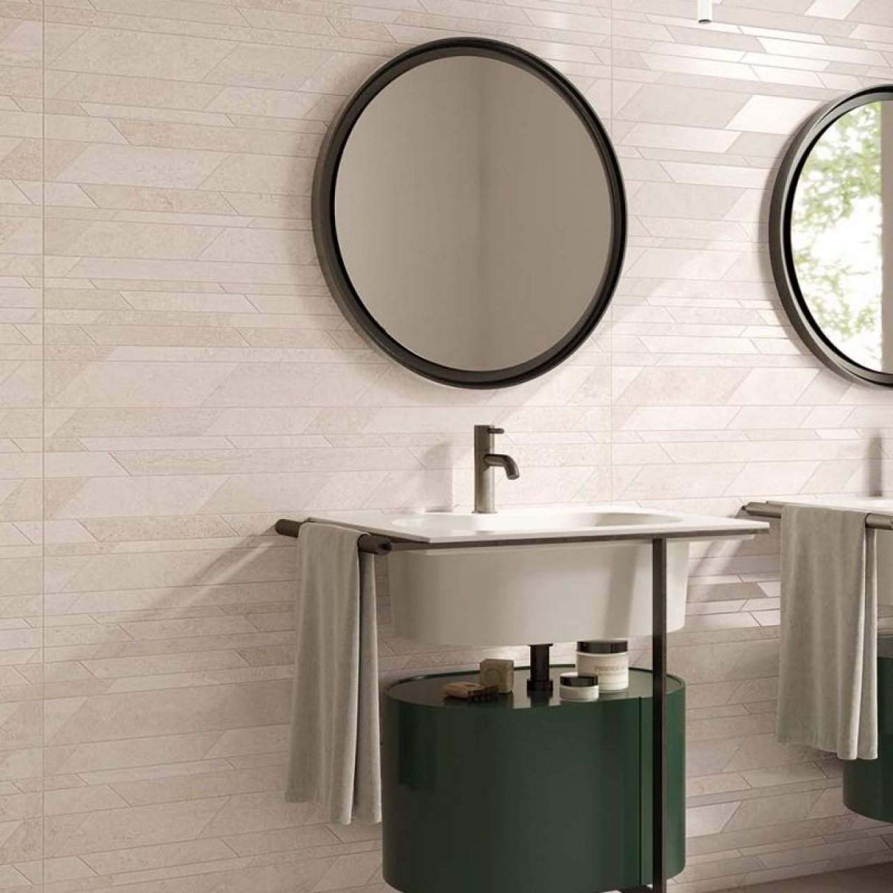 Flaviker Double Linear Beige Lux 3D Ret. 120x120x8,5 0014227