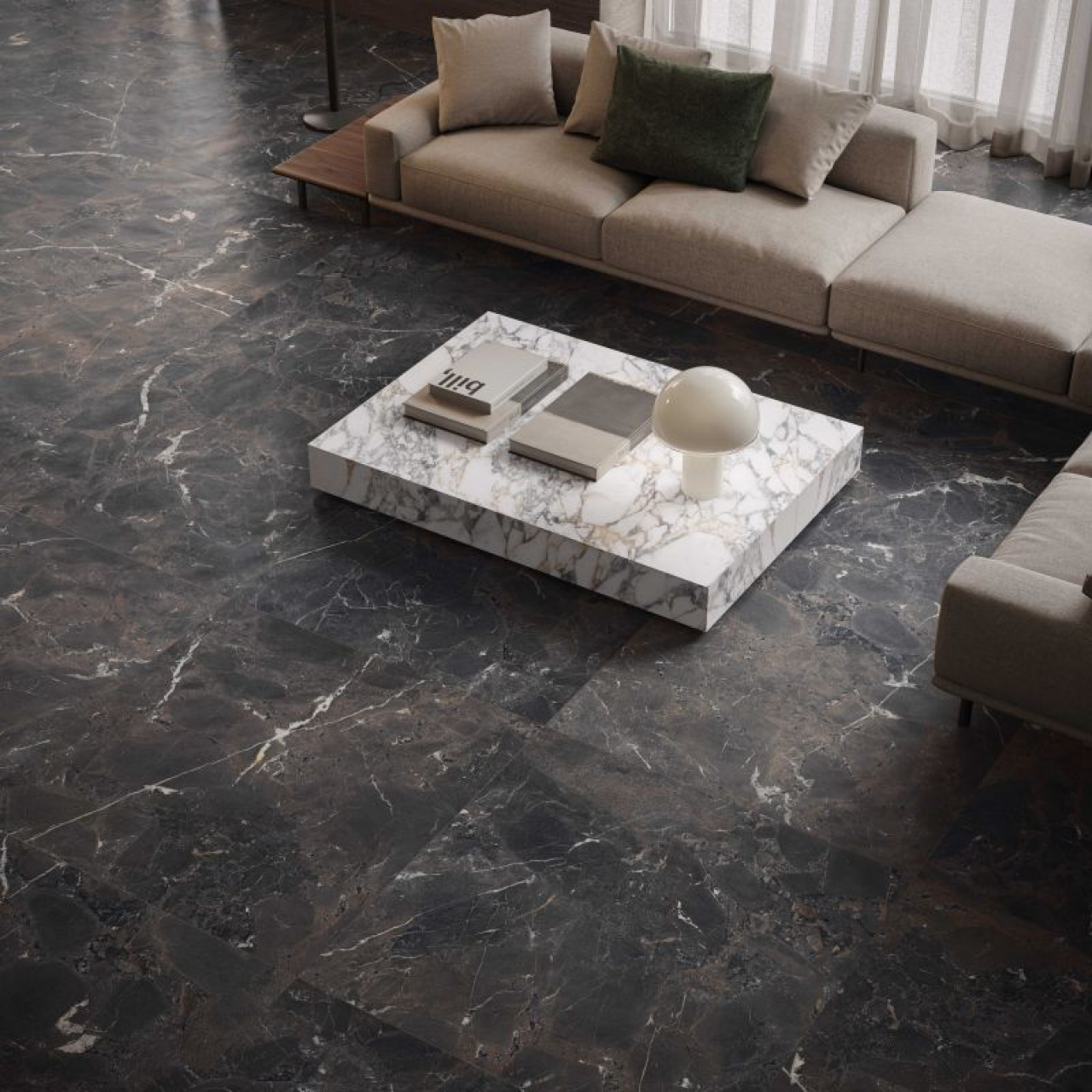 Flaviker Supreme Memorise Breccia Imperiale Naturale  Rett. 120x120x8,5 0011835