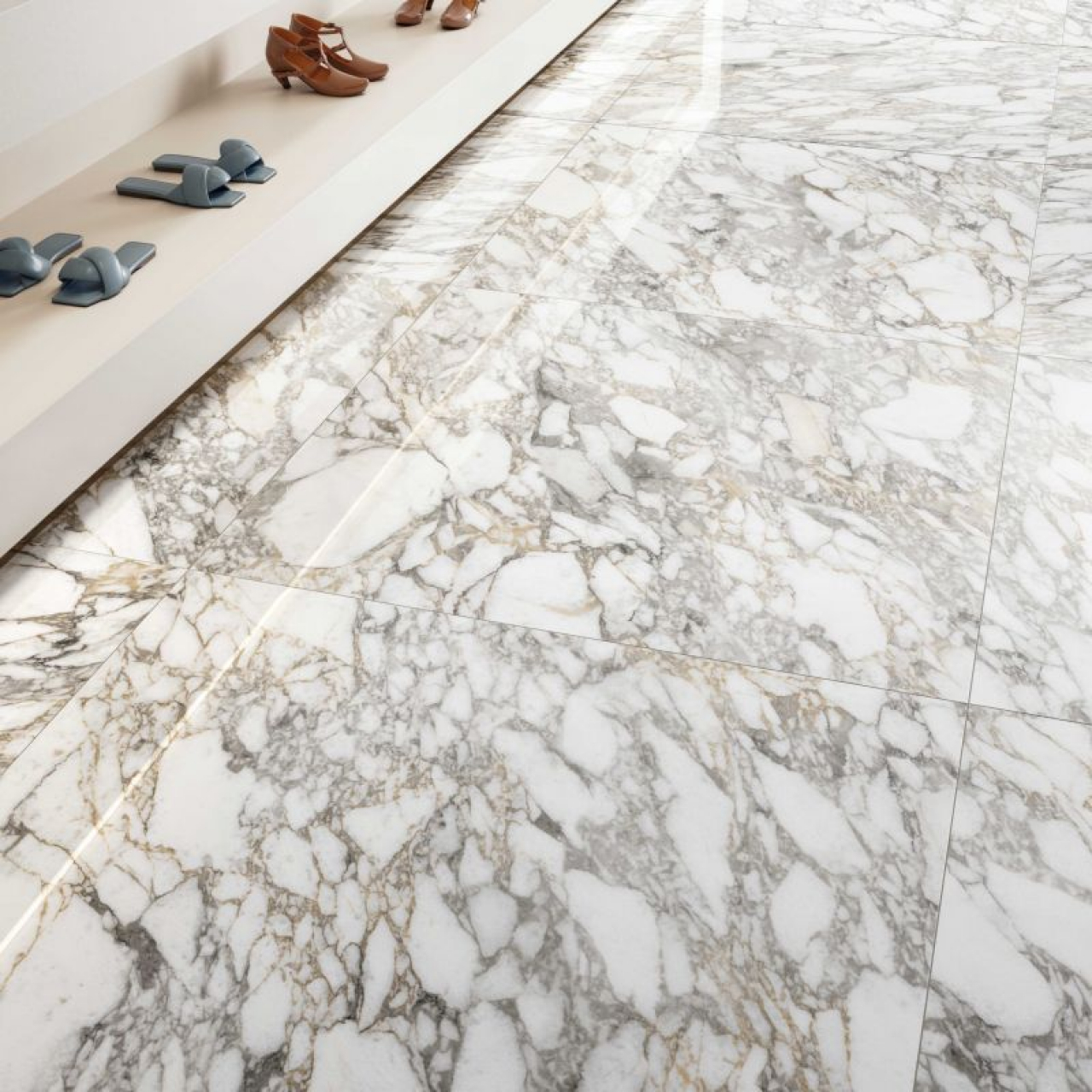 Flaviker Supreme Memorise Bianco Vagli Ant 3D Tech Rett. 60x120x8,5 0011857