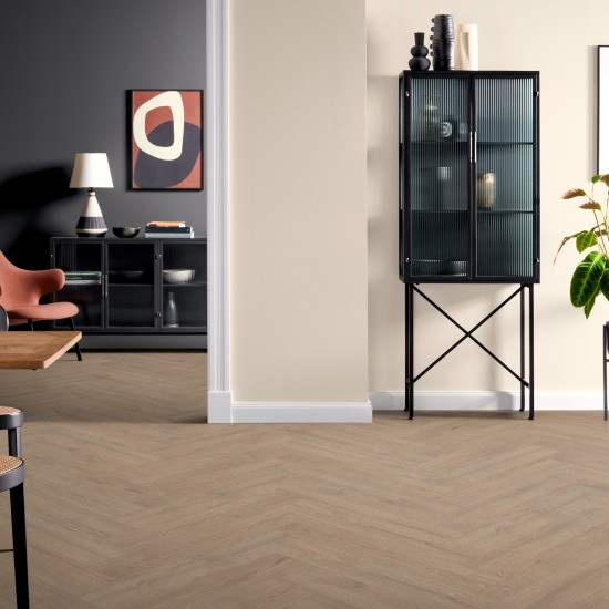 Egger Turin Oak Laminált padló Herringbone 8/32 4V EL2190 614216